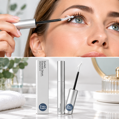 Eyelash Serum, Fine Brush Head for Natural Lash Lift, Lightweight Moisturizing Daily Eye Makeup