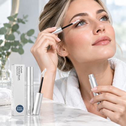 Eyelash Serum, Fine Brush Head for Natural Lash Lift, Lightweight Moisturizing Daily Eye Makeup